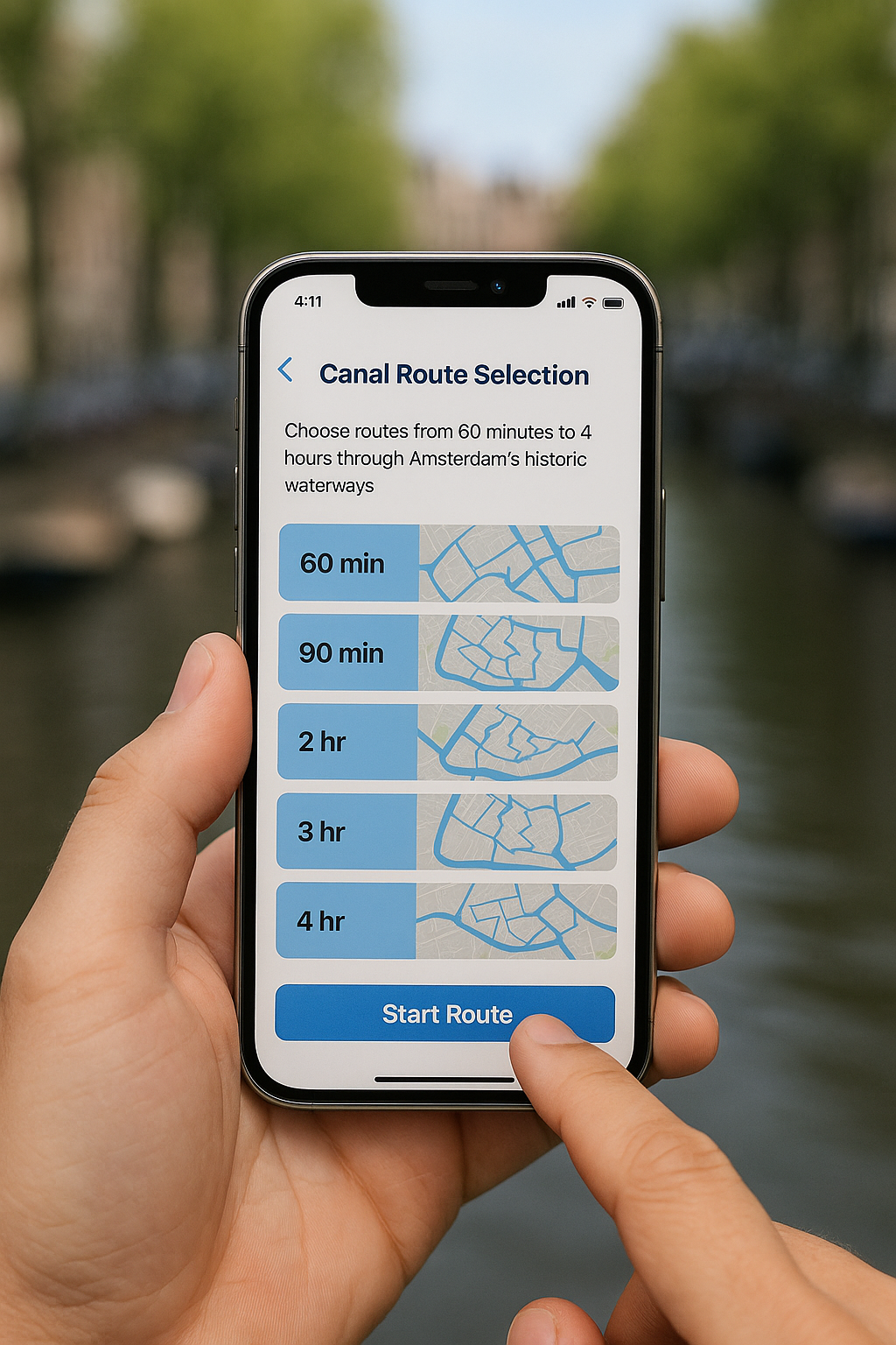 Canal Route Selection